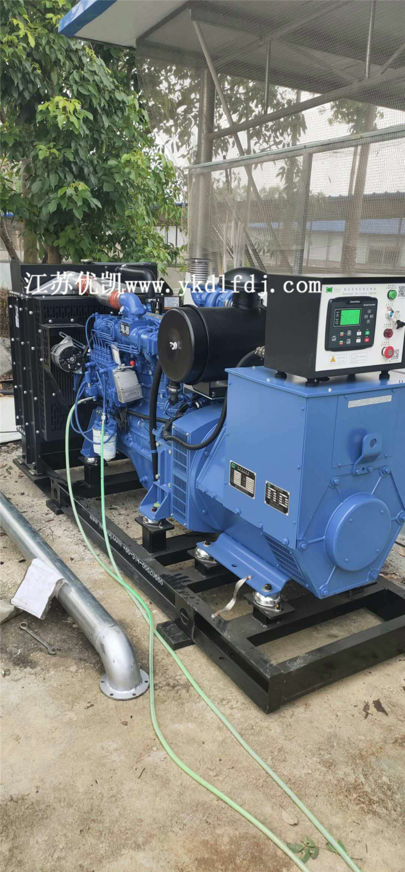 2020年10月13日，150KW玉柴發(fā)電機(jī)組交付廣西某養(yǎng)殖場(chǎng)使用