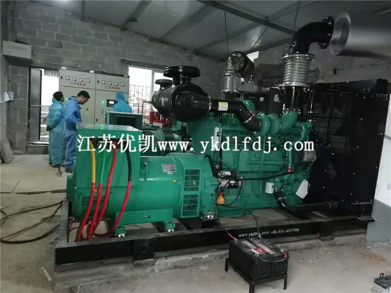 2020年11月14日，400KW重慶康明斯發(fā)電機組2臺并機交付養(yǎng)殖公司使用
