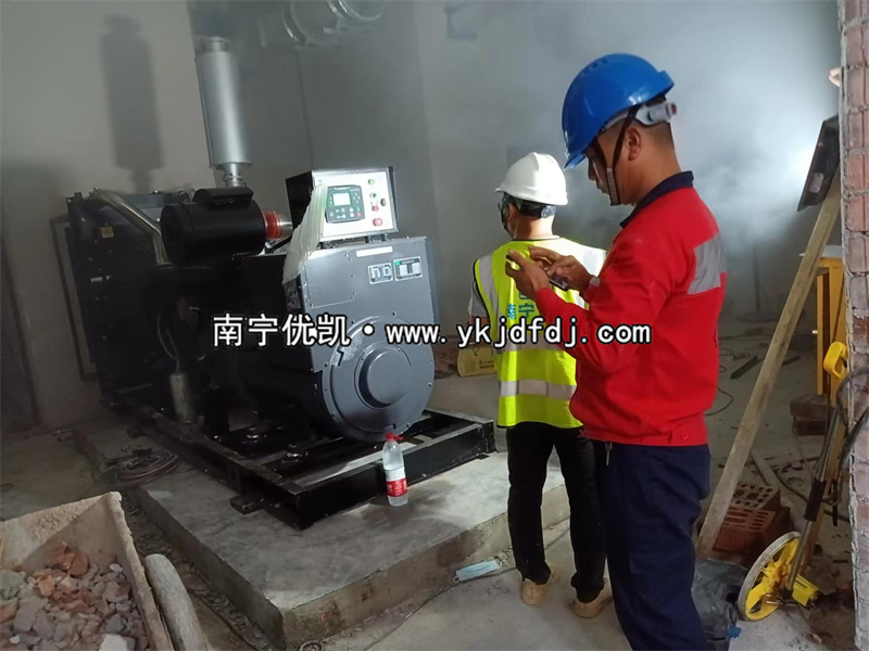 2022年6月15日，400KW上柴發(fā)電機(jī)組交付廣西賓陽某工程隊(duì)使用