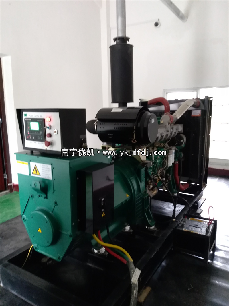 2022年6月28日，200KW玉柴發(fā)電機(jī)組崇左項(xiàng)目安裝調(diào)試完畢