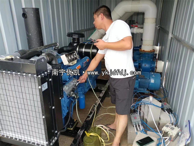 2023年6月16日，120kw濰坊雷納柴油發(fā)電機組送貨欽州養(yǎng)蝦場