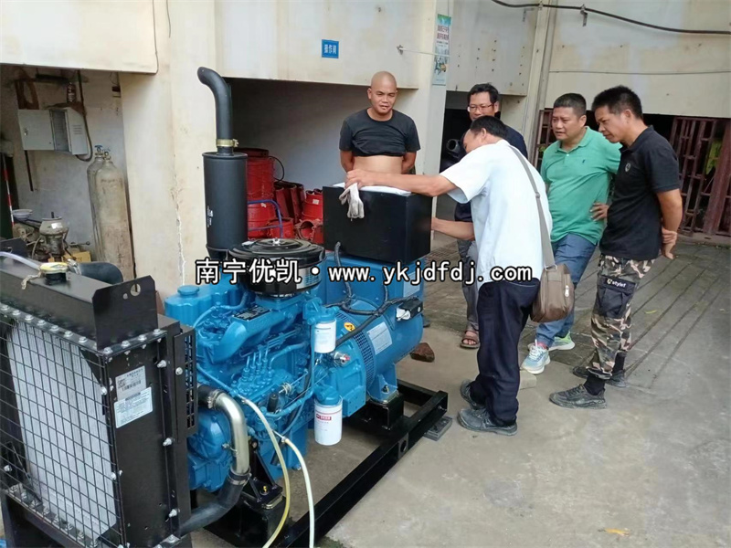 2023年8月16日，30kw玉柴柴油發(fā)電機(jī)組發(fā)貨南寧某自來(lái)水公司