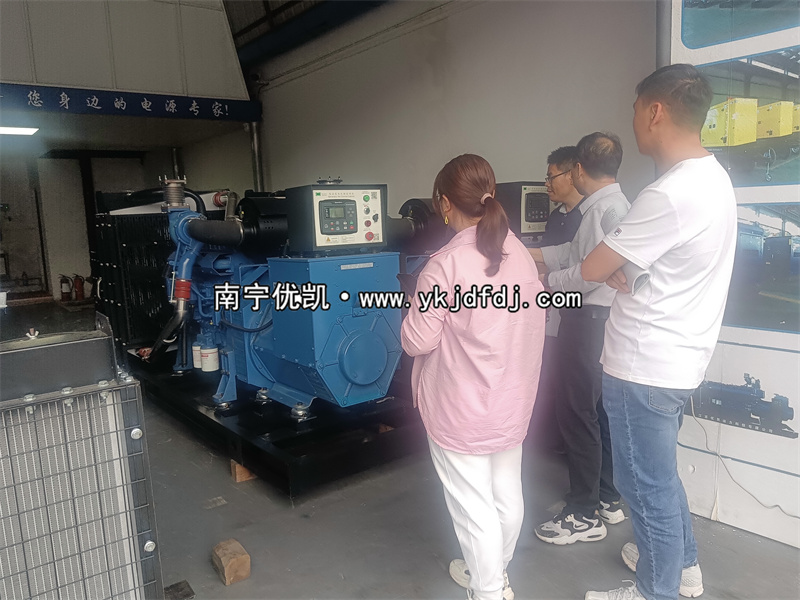 2024年3月18日，越南客戶(hù)到南寧店鋪學(xué)習(xí)柴油發(fā)電機(jī)組使用及相關(guān)知識(shí)